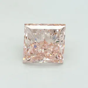 5ct PRINCESS Fancy Intense Pink VS1 Coloured Lab diamond