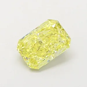1.03ct RADIANT Fancy Intense Yellow VVS2 Coloured Lab diamond
