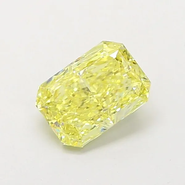 1.03ct RADIANT Fancy Intense Yellow VVS2 Coloured Lab diamond
