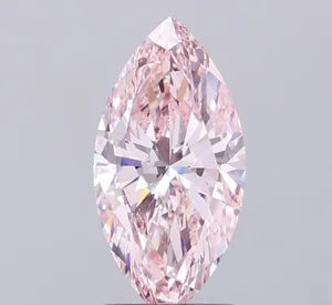 1.51ct MARQUISE Fancy Pink VVS1 Coloured Lab diamond