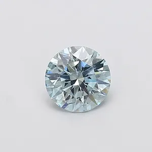 1.09ct ROUND Fancy Intense Blue SI1 Coloured Lab diamond
