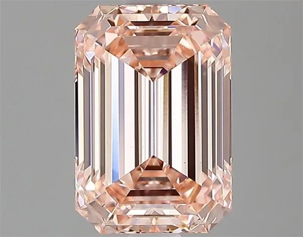 1.59ct EMERALD Fancy Intense Pink VS1 Coloured Lab diamond