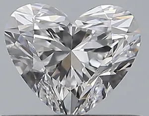 0.39ct HEART D VVS1 Natural diamond