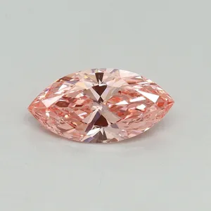 1.04ct MARQUISE Fancy Vivid Pink VVS2 Coloured Lab diamond