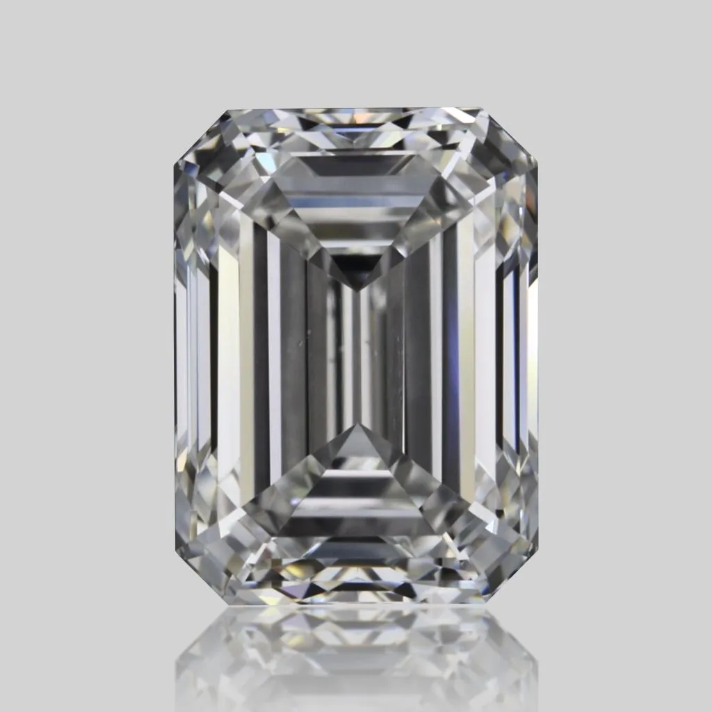 0.70ct EMERALD F VS2 Natural diamond