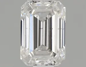 0.7ct EMERALD F VS2 Lab diamond