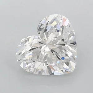 1ct HEART D VVS2 Lab diamond