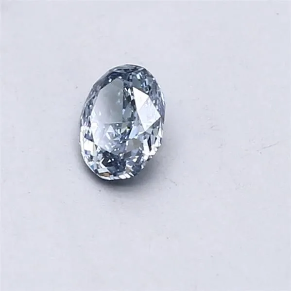 0.31ct OVAL Fancy Intense Blue VS1 Coloured Lab diamond