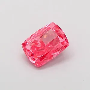 1.06ct CUSHION Fancy Vivid Pink SI1 Coloured Lab diamond