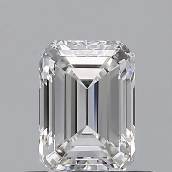 0.6ct EMERALD F VS1 Natural diamond