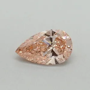 0.3ct PEAR Fancy Intense Pink VS1 Coloured Lab diamond