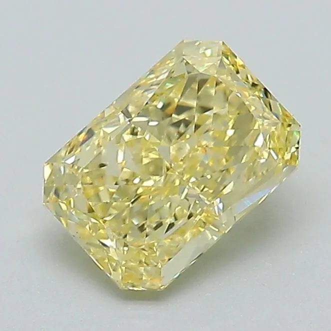 1.04ct RADIANT Fancy Yellow VS1 Coloured Lab diamond