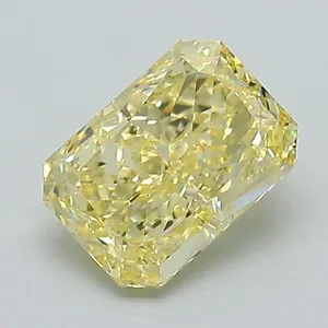 1.04ct RADIANT Fancy Yellow VS1 Coloured Lab diamond
