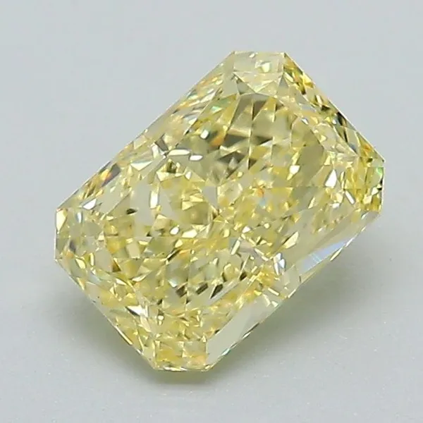 1.04ct RADIANT Fancy Yellow VS1 Coloured Lab diamond