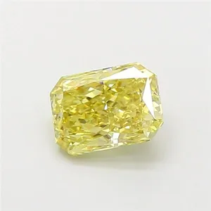 1.01ct RADIANT Fancy Intense Yellow VS2 Coloured Lab diamond