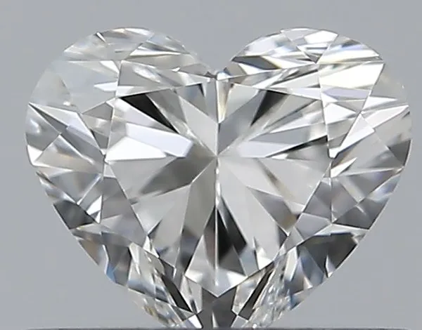0.41ct HEART F VVS2 Natural diamond