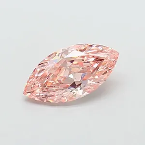 1.75ct MARQUISE Fancy Intense Pink VS1 Coloured Lab diamond