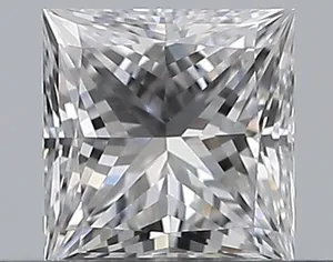 0.35ct PRINCESS D VVS2 Natural diamond