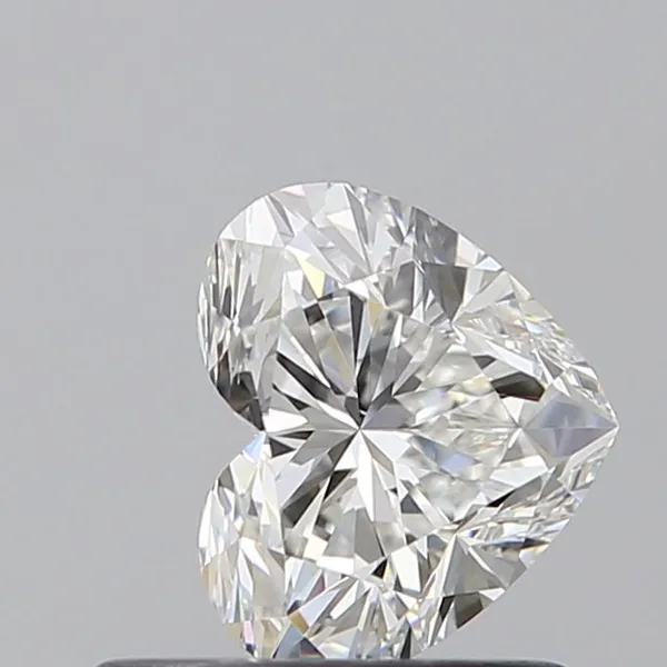 0.71ct HEART F VS1 Natural diamond