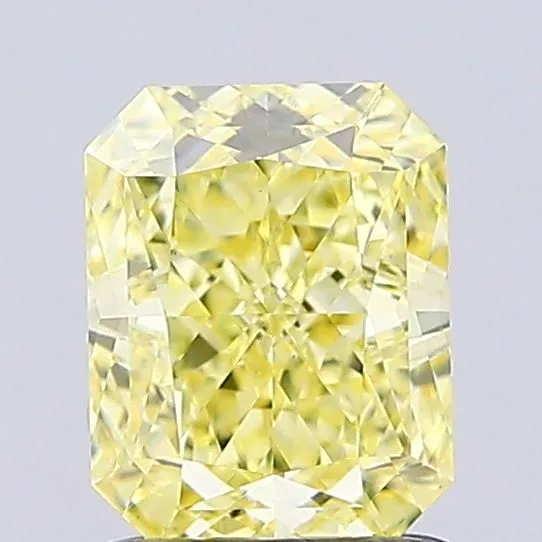 1.13ct RADIANT Fancy Yellow VS1 Coloured Lab diamond