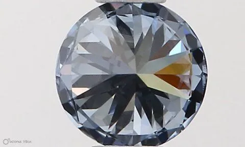 0.33ct ROUND Fancy Intense Blue VVS1 Coloured Lab diamond