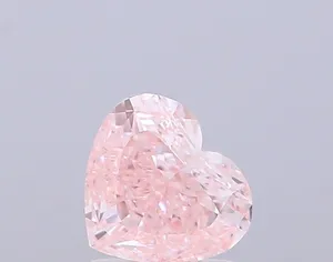 1.01ct HEART Fancy Intense Pink VVS2 Coloured Lab diamond