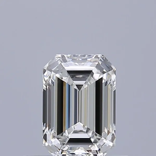 0.53ct EMERALD F VVS1 Natural diamond
