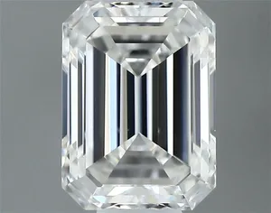 0.3ct EMERALD F VVS2 Natural diamond