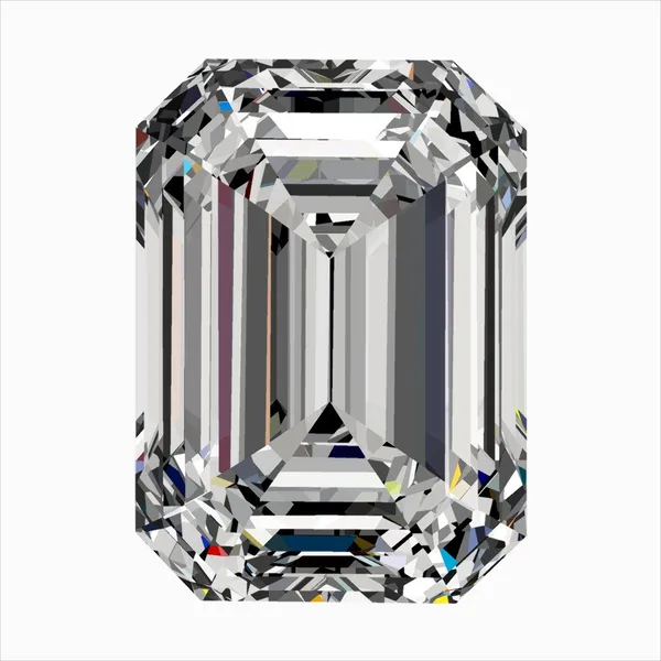 0.3ct EMERALD D VVS2 Natural diamond