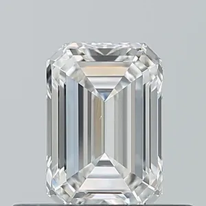 0.5ct EMERALD F VS1 Natural diamond