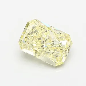1.09ct RADIANT Fancy Yellow VS1 Coloured Lab diamond