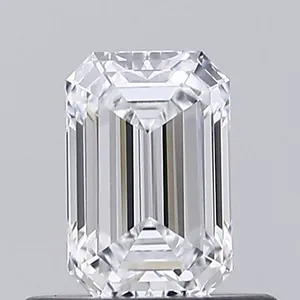 0.52ct EMERALD D IF Lab diamond