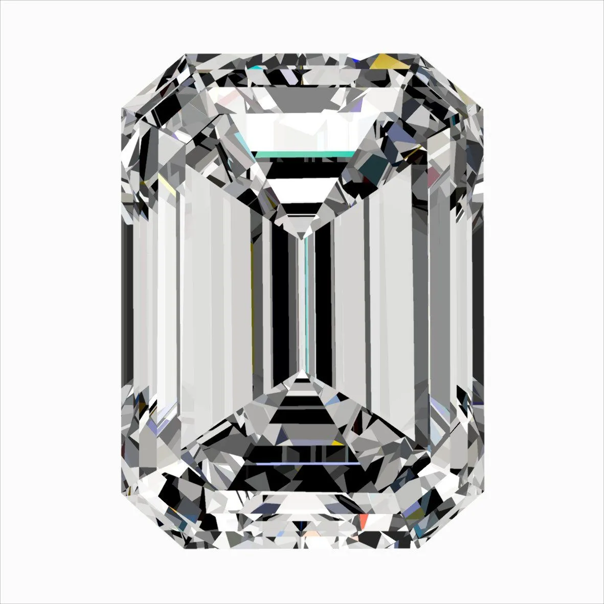 0.30ct EMERALD F VS1 Natural diamond