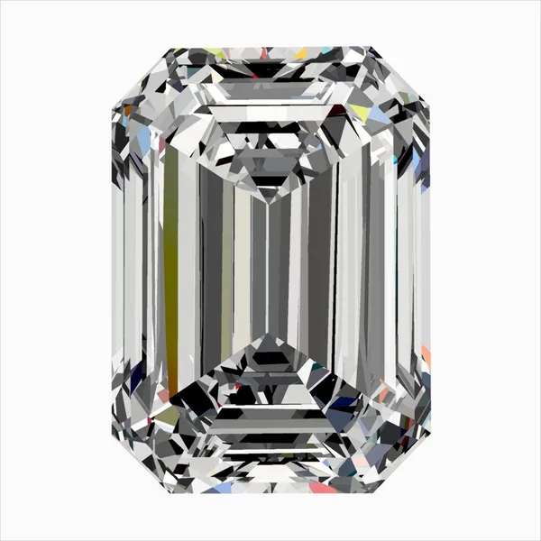 0.33ct EMERALD F IF Natural diamond
