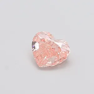 1.06ct HEART Fancy Vivid Pink VS2 Coloured Lab diamond