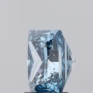 3.15ct PRINCESS Fancy Vivid Blue VS1 Coloured Lab diamond