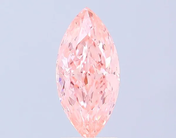 2.02ct MARQUISE Fancy Vivid Pink VVS2 Coloured Lab diamond