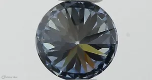 0.35ct ROUND Fancy Vivid Blue VS1 Coloured Lab diamond