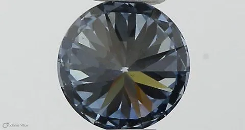 0.35ct ROUND Fancy Vivid Blue VS1 Coloured Lab diamond