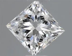 0.46ct PRINCESS F VVS2 Natural diamond