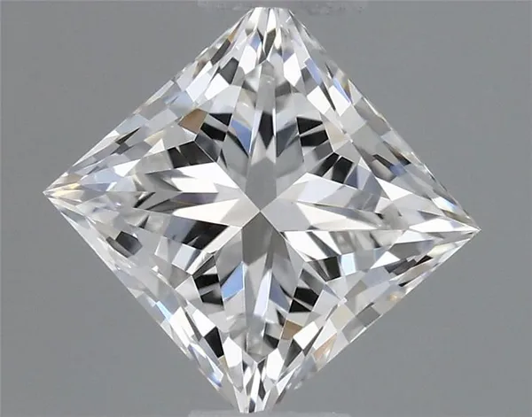 0.46ct PRINCESS F VVS2 Natural diamond