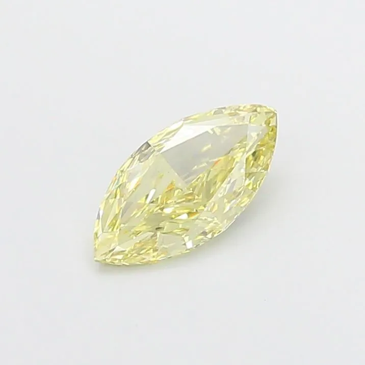 1.00ct MARQUISE Fancy Yellow VS1 Coloured Lab diamond