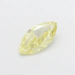 1ct MARQUISE Fancy Yellow VS1 Coloured Lab diamond