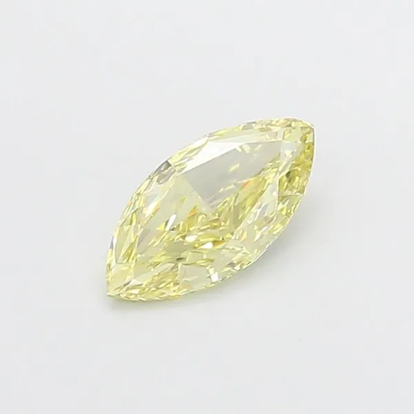 1ct MARQUISE Fancy Yellow VS1 Coloured Lab diamond