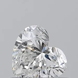 0.52ct HEART F IF Natural diamond