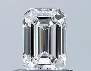 0.53ct EMERALD F VVS1 Natural diamond