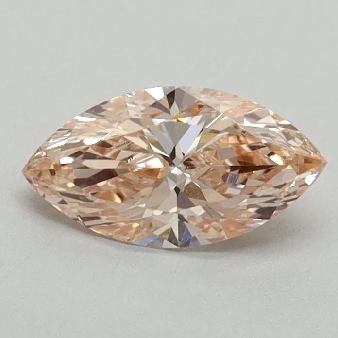 0.59ct MARQUISE Fancy Intense Pink VS1 Coloured Lab diamond