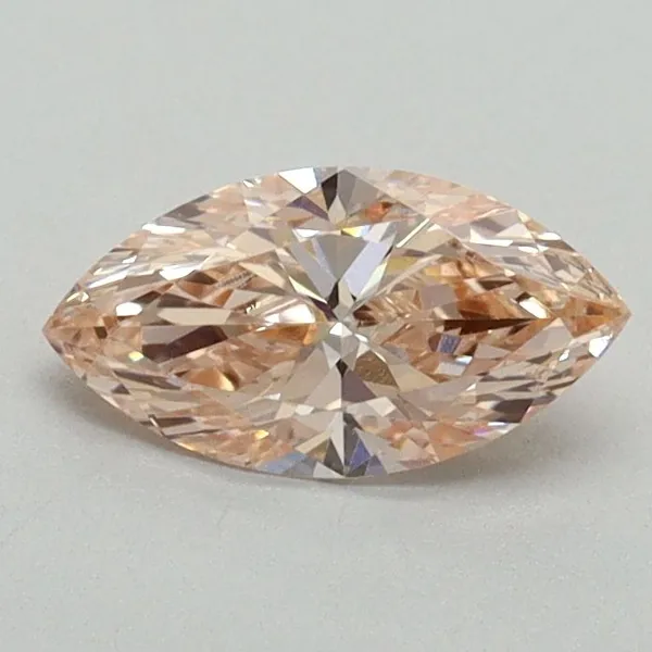 0.59ct MARQUISE Fancy Intense Pink VS1 Coloured Lab diamond
