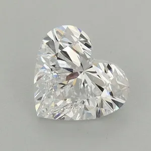 1ct HEART D VVS2 Lab diamond
