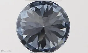 0.34ct ROUND Fancy Intense Blue VVS2 Coloured Lab diamond